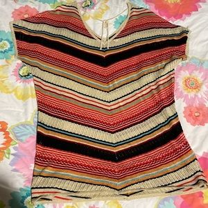 Venous Women’s sparkle striped blouse